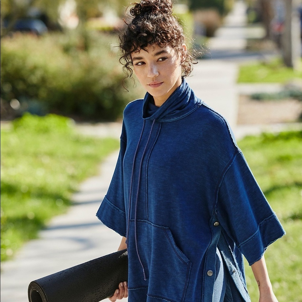 Womens Free People Embers Cowl Neck Sweatshirt